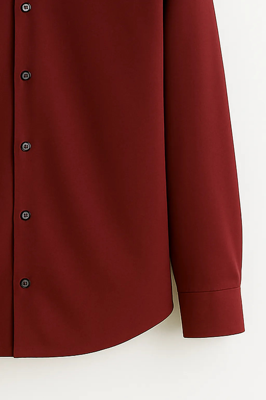 Gentlehaus's Signature Maroon Camp Collar Design with Crisp Stitching and Polished Look Shirt