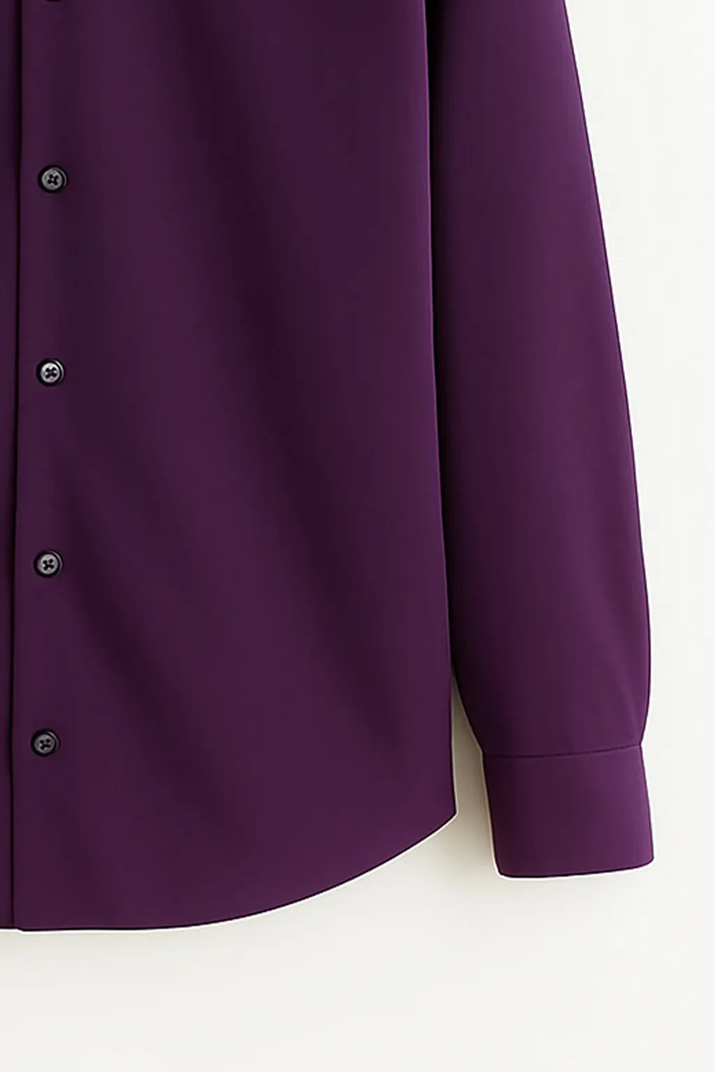 Gentlehaus's Signature Purple Camp Collar Design with Crisp Stitching and Polished Look Shirt