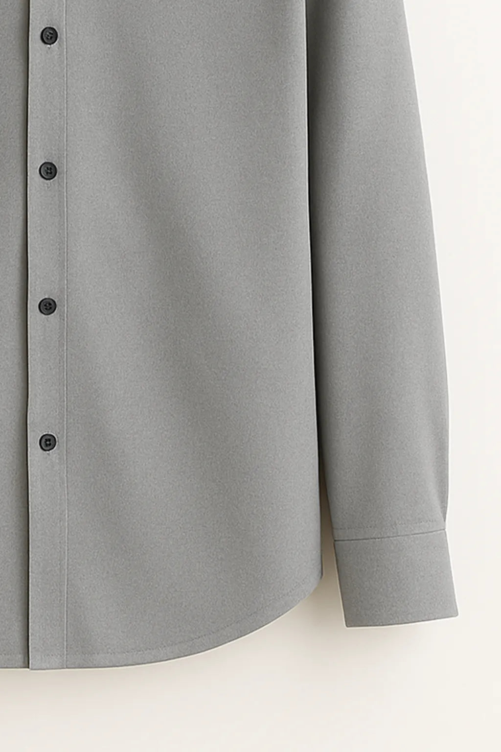 Gentlehaus's Signature Silver Camp Collar Design with Crisp Stitching and Polished Look Shirt